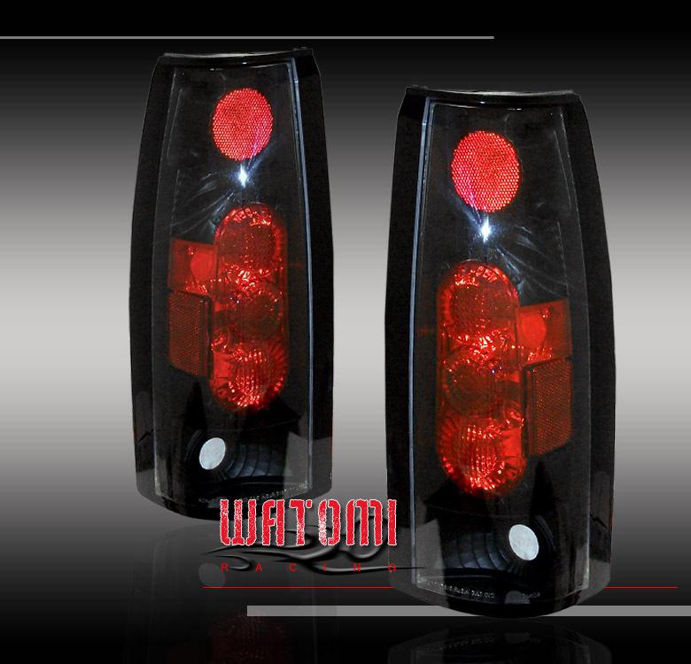 88-98 chevy silverado/gmc sierra c10 tail lights black