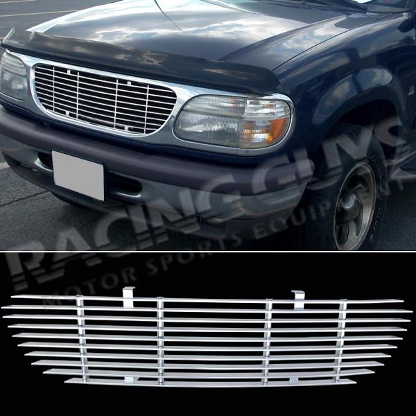 95-01 ford explorer billet style grille insert kit upper front grill sport new