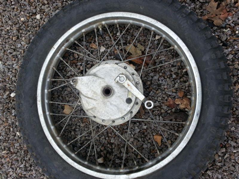 1976 yamaha dt125c dt125 rear rim wheel