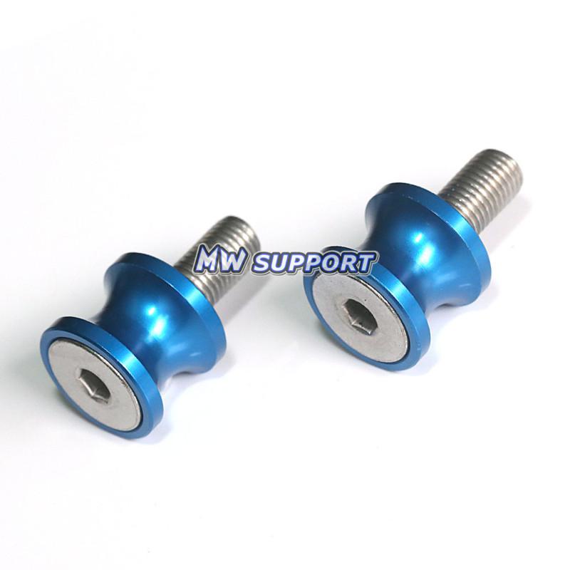 Blue suzuki gsxr 600 750 1000 06 07 08 09 10 11 12 13 swingarm spools racing