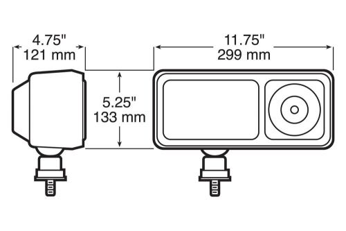 Peterson 505k - snow plow light complete kit