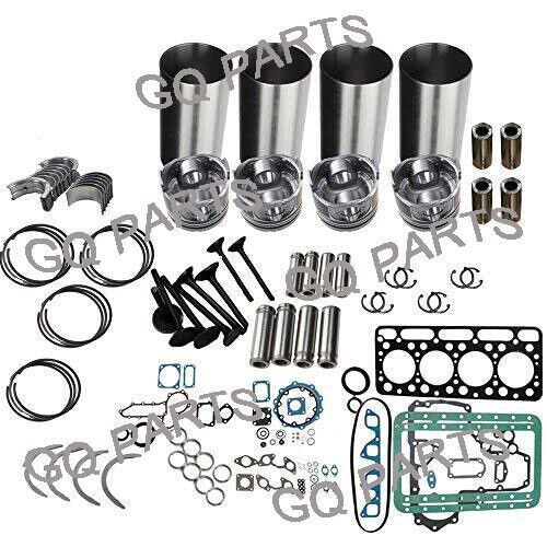 4tn100 for yanmar overhaul rebuild kit piston ring liner gasket bearing set part