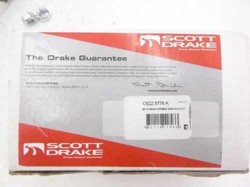 Scott drake shackle kit gray standard 1/2&#034; rods for ford mustang 1966-1973