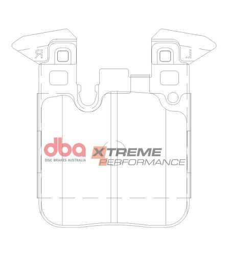 Rear dba xtreme performance brake pads for bmw m135i m140i m235i m240i f2x