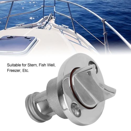 1in drain plug boat twisting rotation stainless steel boat plug for boat