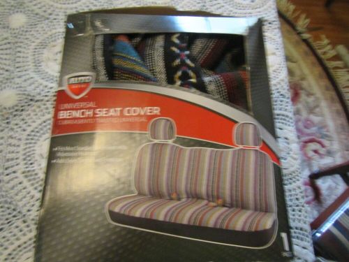 Autodrive bench seat cover with head rests