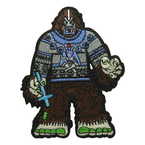 Patch patch black metal yeti bigfoot sasquatch biker ironing patch-