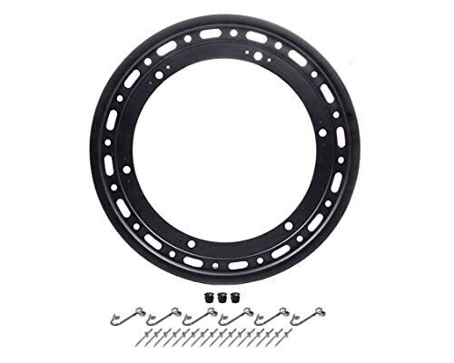 Weld racing    p650b 5314 6    15in 16 hole bead lock ring w 6 tabs   black