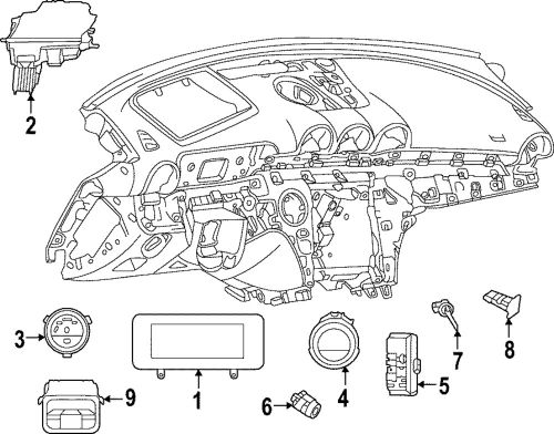 Genuine mercedes-benz ignition immobilizer module 206-900-34-17