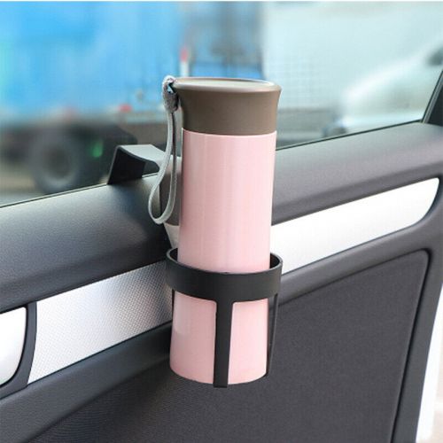 1x universal car auto truck cup holders seat drink bottle door mount stand black