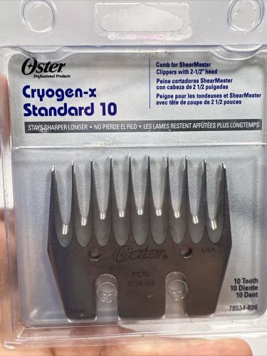 Oster cryogen-x standard 10 blade for pets-brand new-ships n 24 hours