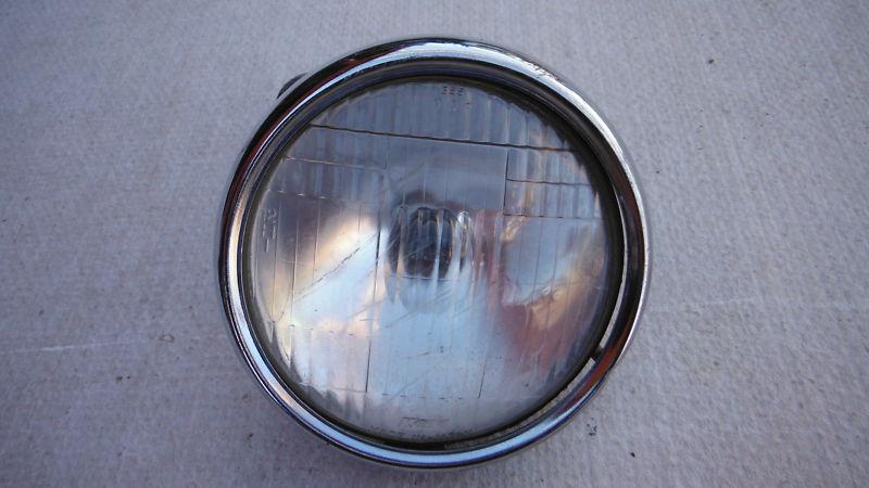1973-74 indian me headlight / chrome ring/ wire connector