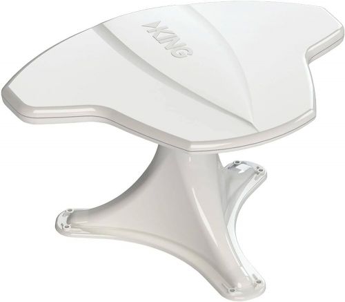 King oa8500 jack hdtv directional over-the-air antenna with mount and white