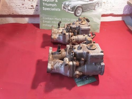 Tr4-4a rare weber carburettors bologna and ct manifolds