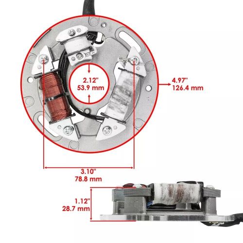 Stator for yamaha 6r8-85560-10-00 6r7-85560-10-00 62t-85560-00-00 magneto