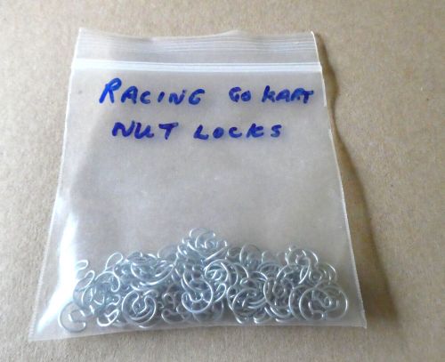 Vintage racing go kart metal nut locks lot of 25 pcs.