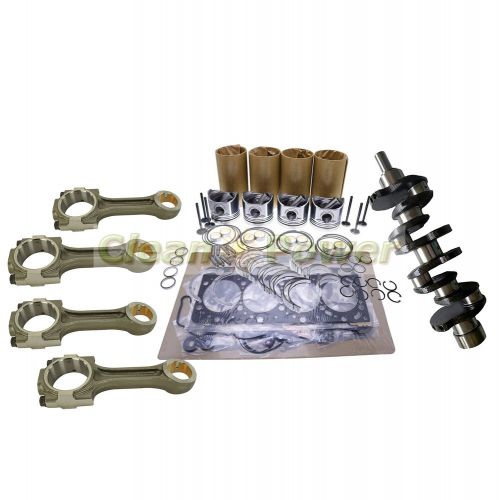 4jb1 overhaul kit&amp;crankshaft&amp;rods for isuzu mustang bobcat 843 853 1213 960 2060