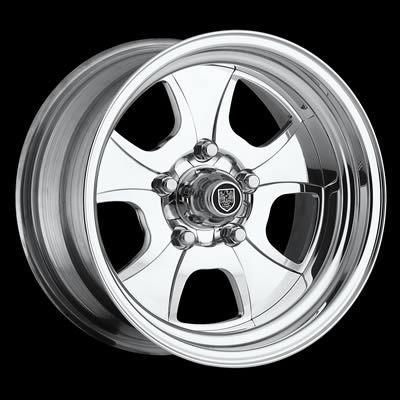 Center line wheels competition series vintage polished wheel 17"x7" 5x4.5" pair