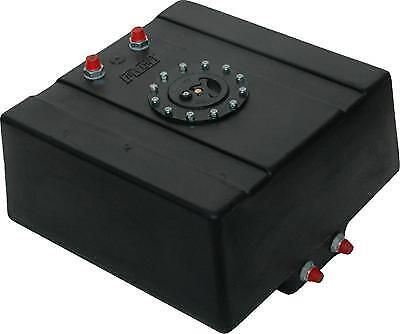 Rci 1080d drag race fuel cell, 8 gallons - black -8an