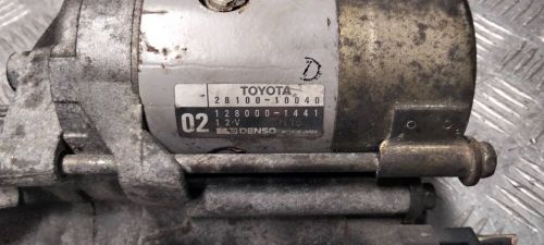 Toyota corolla gl mk6 1.3 petrol starter motor 28100-10040