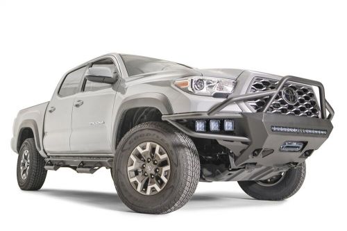 Fab fours inc. 16c tacoma front winch bumper with high prerunner guard