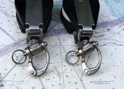 Pair ronstan rf6711 sailboat snatch blocks-many photos-list $160+ each