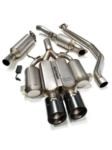 Fujitsubo a-rm-c dual exhausts carbon tips for 23+ civic type-r ctr fl5