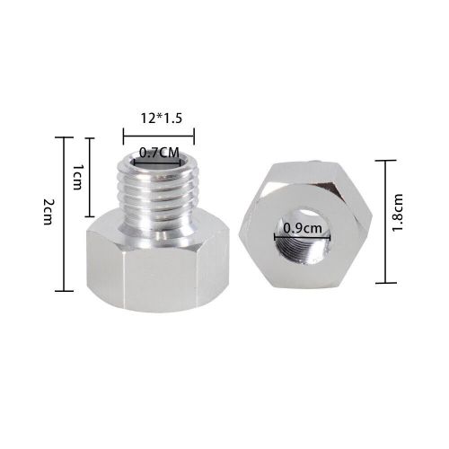 Ls engine swap m12x1.5 1/8 npt oil pressure sensor adapter connector aluminum