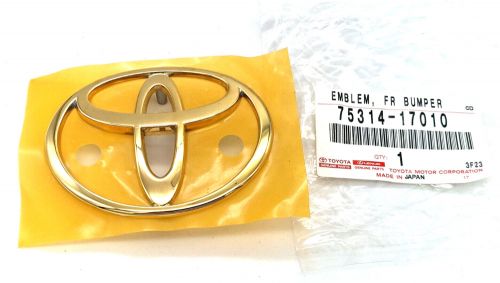 Genuine toyota supra mk5 20-24 front bumper badge emblem 53141waa04