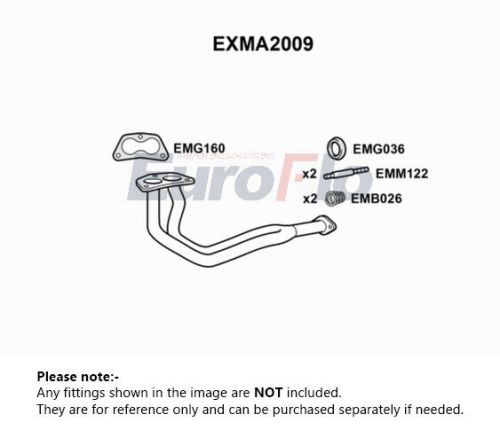 Exhaust pipe front exma2009 euroflo genuine top quality guaranteed new