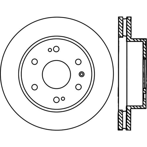 Stoptech 127.66057r front right drilled brake rotor for 2007-2020 escalade tahoe