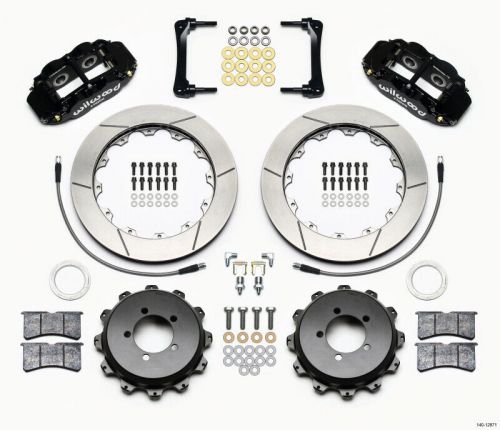 Wilwood 140-12871 disc brake kit superlite 4r big brake rear 12.88in solid rotor