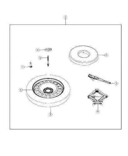 Genuine mopar wheel valve stem 2073355