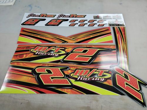 Go kart racing wraps, graphics, decals, stickers, numbers, logos, flare