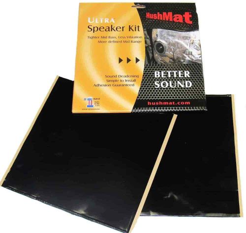 Hushmat 10110 ultra speaker sheet kit 10 in. x 10 in. sheets (1.400 sq.ft total)