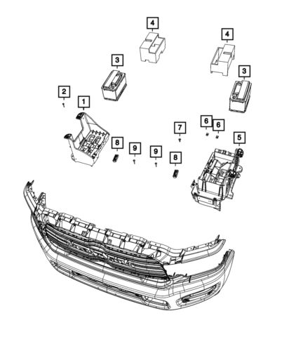 Genuine mopar battery tray 68350658ac