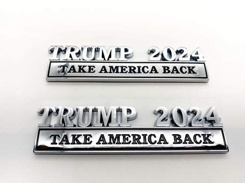 2x trump edition badge emblem car fender trunk tailgate decal sticker 2.5in