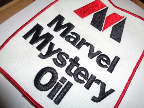 Marvel mystery oil uniform patch - new vintage - original - gas 6 1/2 x 7 large