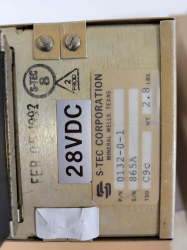 Stec s-tec genesys 50 autopilot control head 28v overhauled