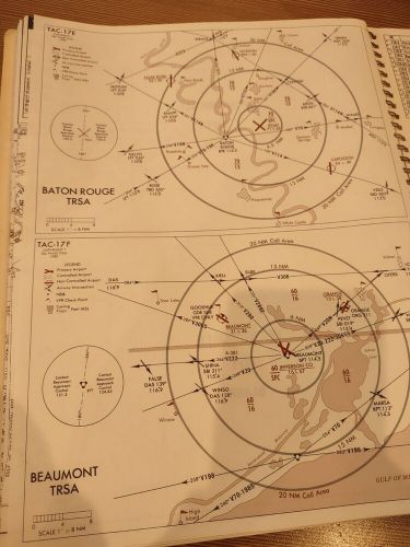 1981 sky prints aviation enroute atlas a companion to instruments, wac charts