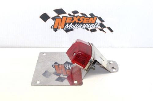 Universal tail light w license plate bracket