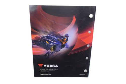 Yuasa yua-766 2011 battery applications &amp; specifications manual