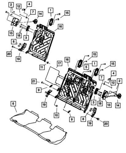 Genuine mopar closeout panel 5140460aa