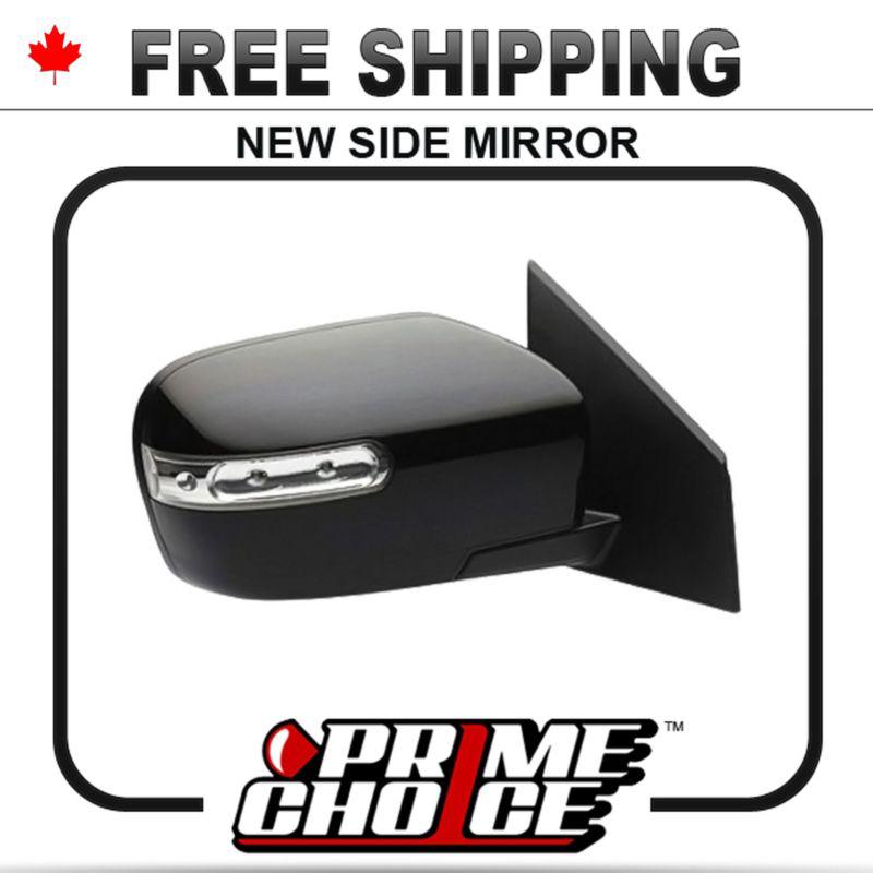 New power non heated passengers side view door mirror