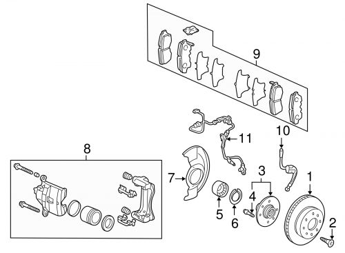 Genuine acura rotor 45251-sep-a51