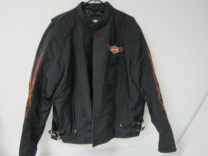 Harley davidson jacket - men's sz 2xl - excellent cond - black - with lining