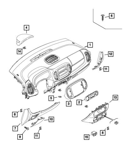 Genuine mopar media hub usb port 6qq66lxfaa