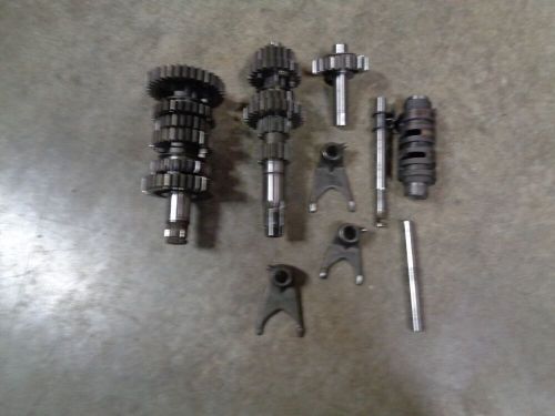 07 suzuki ltz400 transmission gears shafts drum forks etc b2106