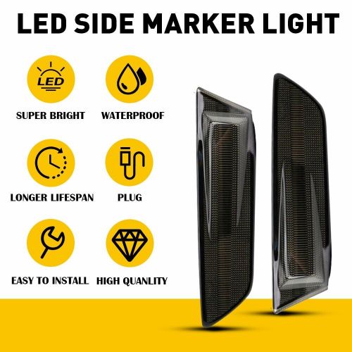 For 03-07 Infiniti G35 Sequential Switchback LED Side Marker Signal Light B, US $7.99, image 21