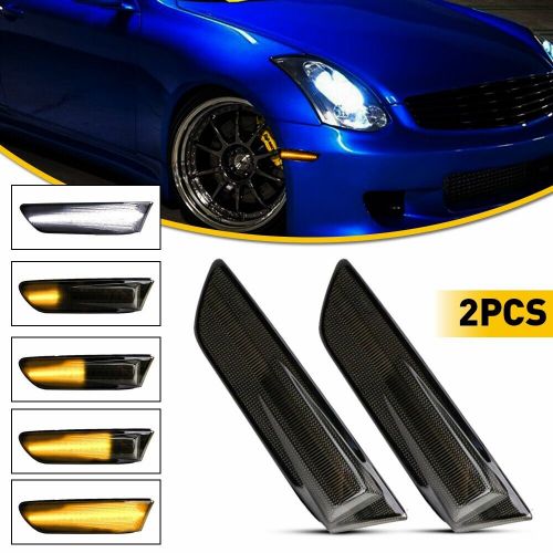 For 03-07 Infiniti G35 Sequential Switchback LED Side Marker Signal Light B, US $7.99, image 23